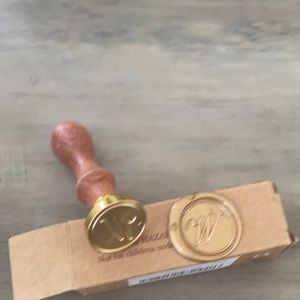 Wax stamp tool “W” great for wedding invites and other events